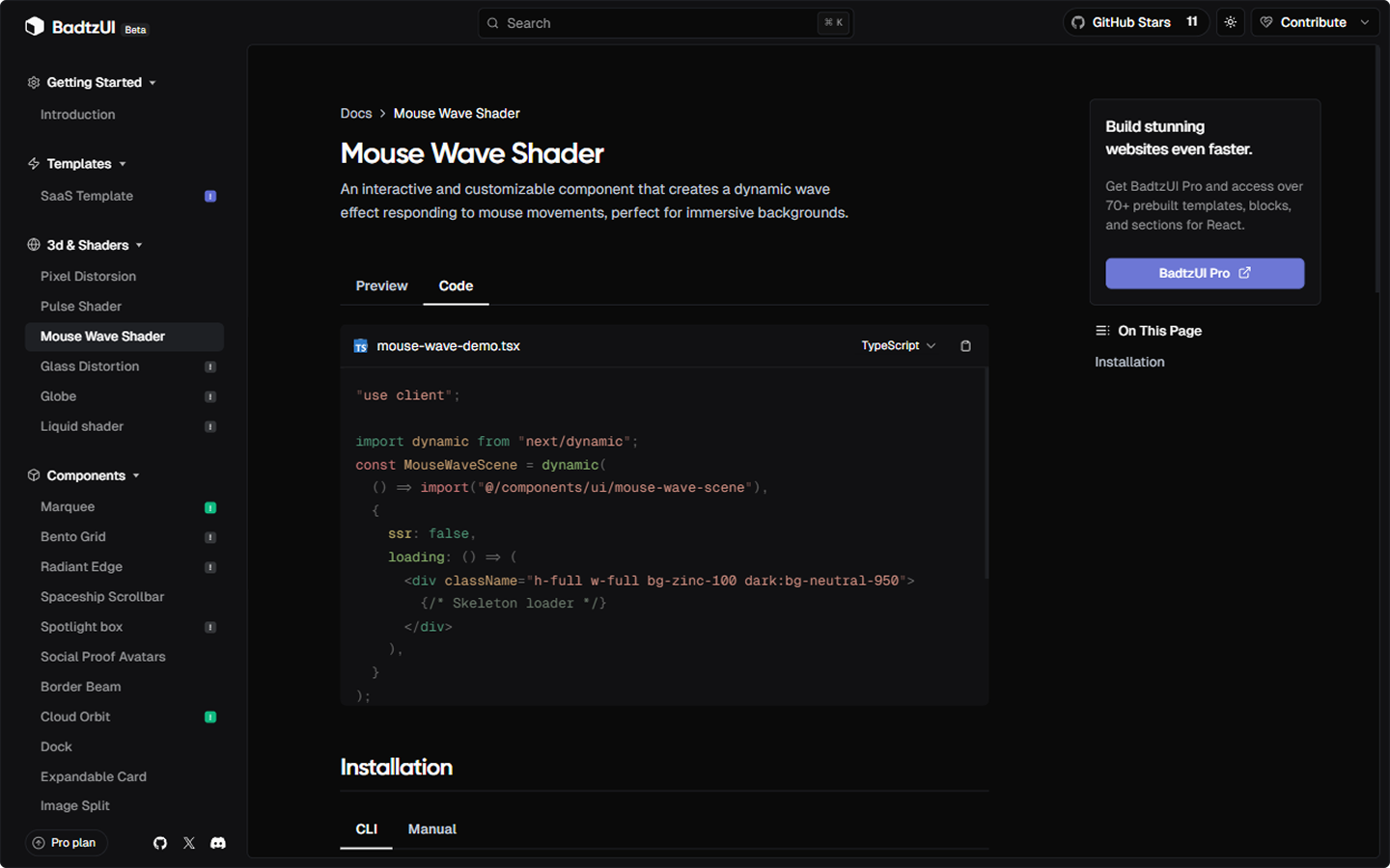 Badtz UI